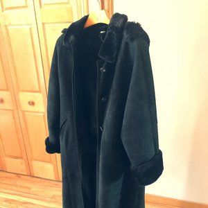Black Shearling Coat
